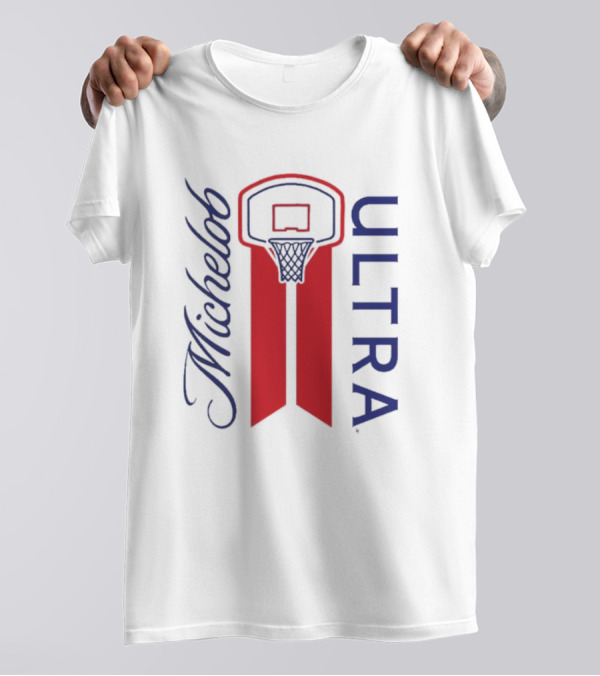 Michelob Ultra Basketball Hoop T-Shirt