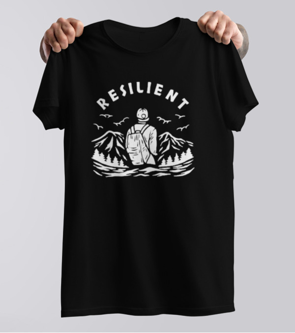 Resilient Adventure Hiking Nature Mountains Explorer T-Shirt