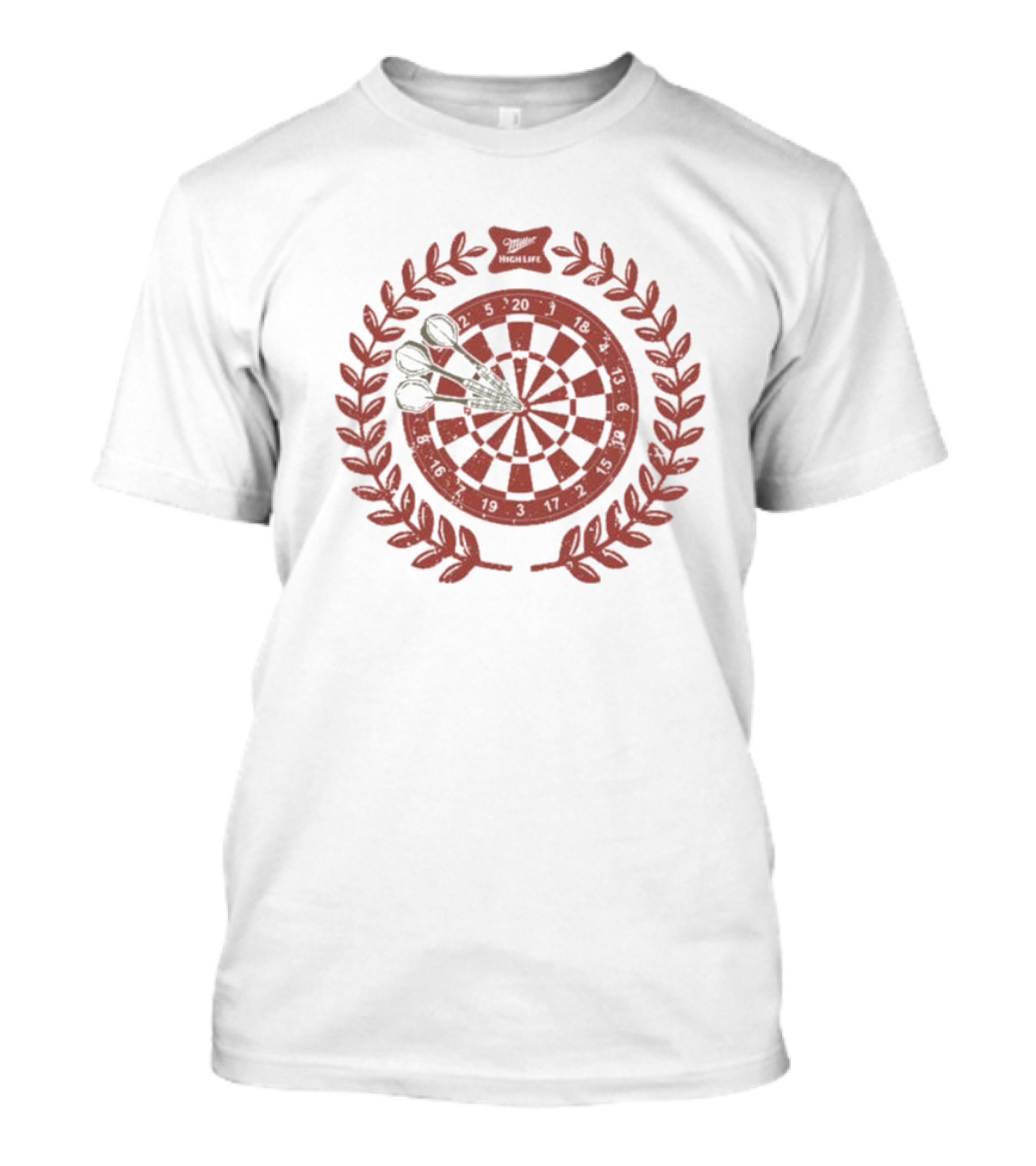 Miller High Life Dartboard Laurel T-Shirt