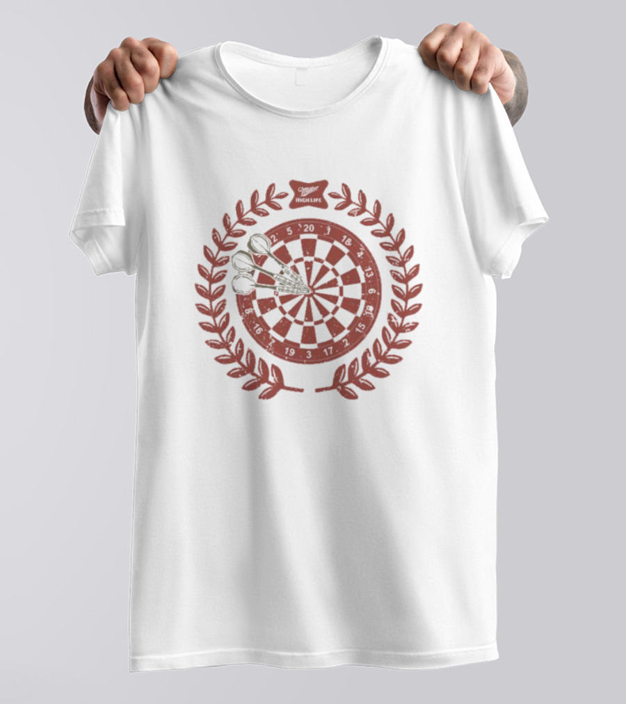 Miller High Life Dartboard Laurel T-Shirt