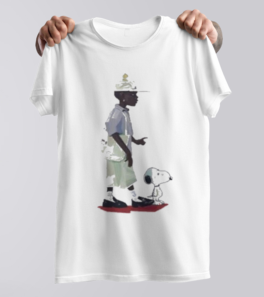 Black Woman With Snoopy Peanuts T-Shirt