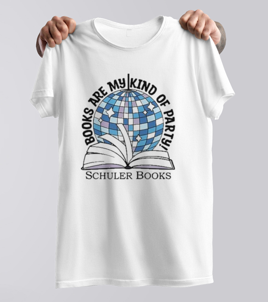 Schuler Books Are My Kind Of Party Reflecting Disco Vibes T-Shirt
