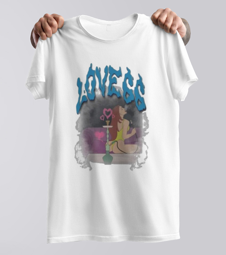 Chicklet And Maleni Love66 Hookah Lounge Heart T-Shirt