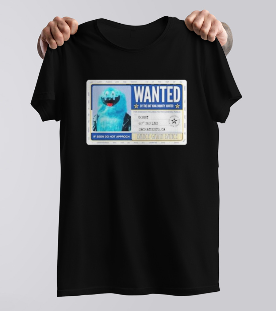 Dance Gavin Dance Wanted Gobby Rae King Bounty Hunter Sacramento T-Shirt