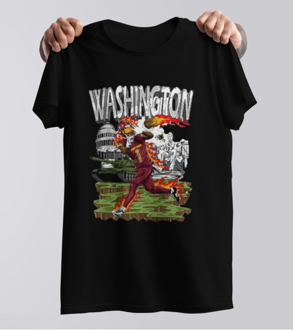 Washington Dark Horse JD X DH Football Capitol T-Shirt