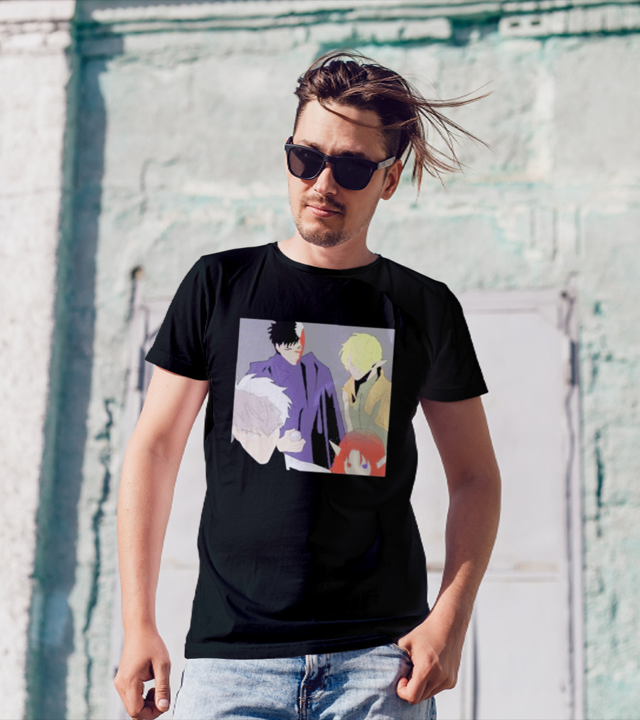 Anime Elf Kingdom Mysterious Characters Quartet T-Shirt