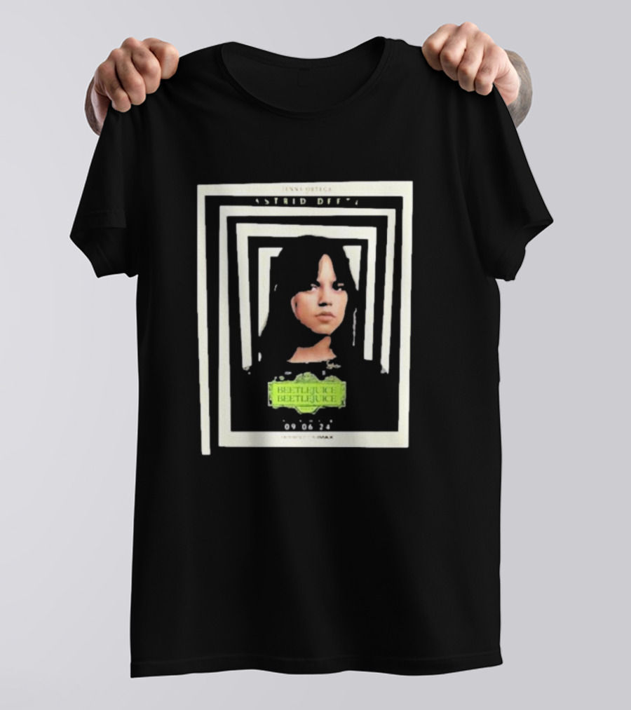 Jenna Ortega Astrid Deetz Beetlejuice 09 06 24 Warner Bros IMAX T-Shirt