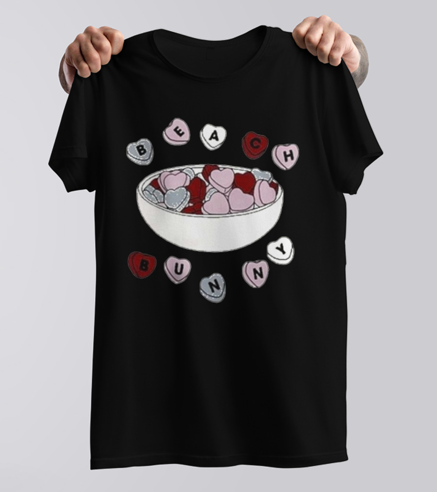 Beach Bunny Candy Heart Bowl T-Shirt