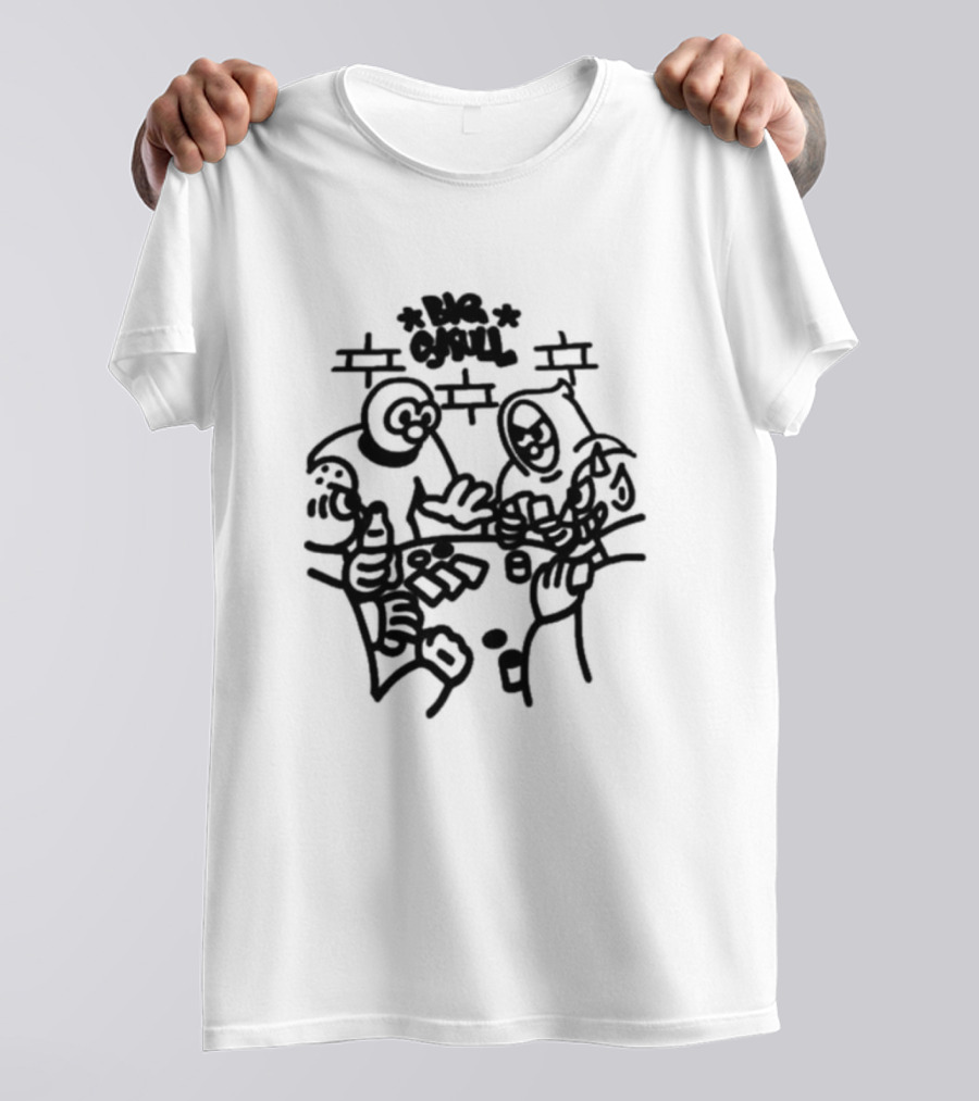 Big Skull Studio Big Skull Poker Game Street T-Shirt