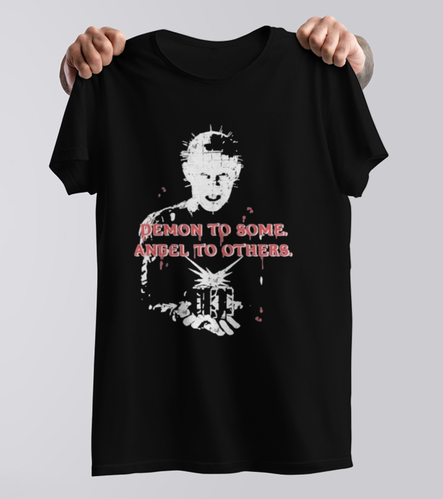 Demon To Some Angel To Others Hellraiser Puzzle Box T-Shirt