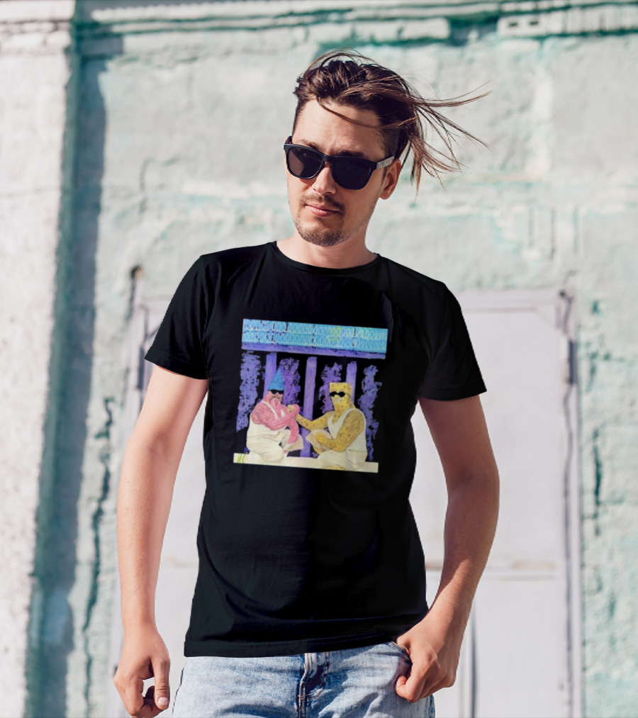 Mi Riqueza Ariel Camacho Greek Style Illustrative Scene T-Shirt