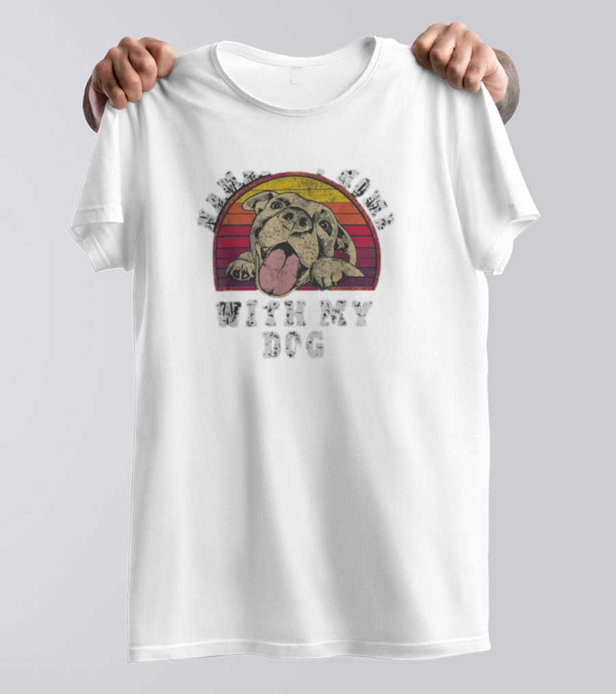 Namast'ay Home With My Dog T-Shirt