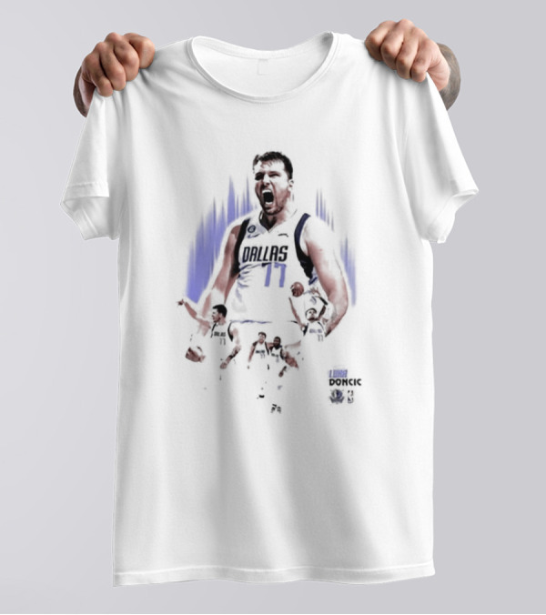 Luka Doncic Dallas 77 Western Conference Basketball T-Shirt