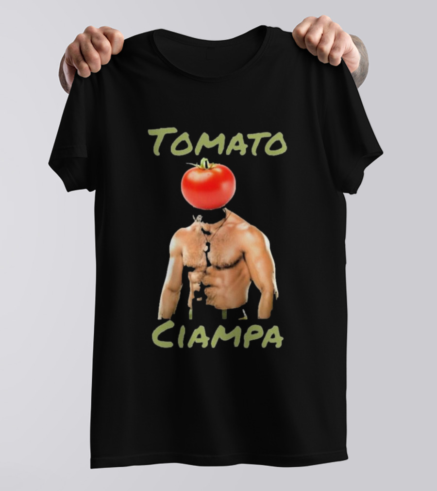 Tomato Ciampa Man Head Bodybuilder T-Shirt