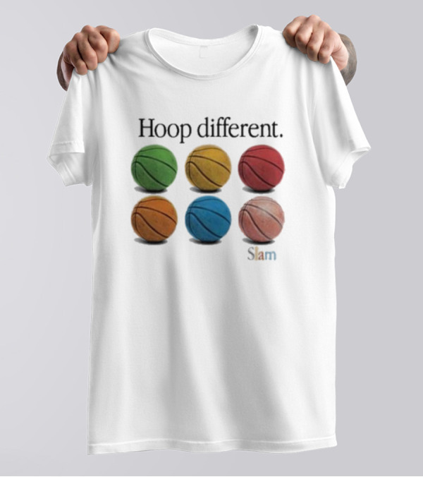 Kate Martin Hoop Different Slam Basketball Multicolor Balls T-Shirt