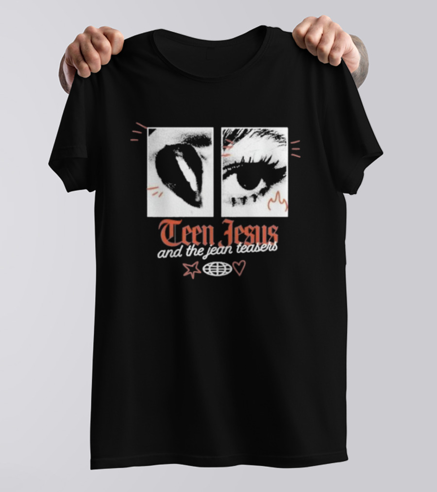 Teen Jesus And The Jean Teasers Old English Eye T-Shirt