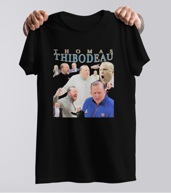 Thomas Thibodeau New York Knicks Coach Passionate Expressions T-Shirt