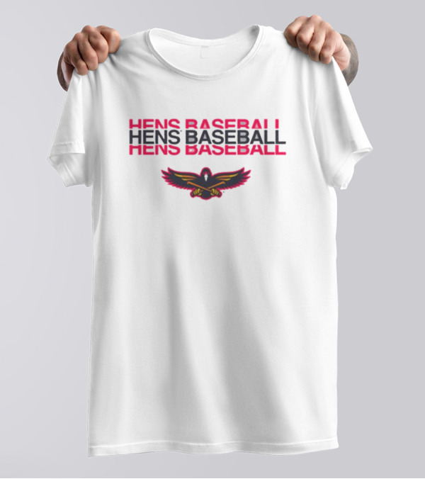 Hens Baseball Toledo Mud Hens Fred Hens Winged Emblem T-Shirt
