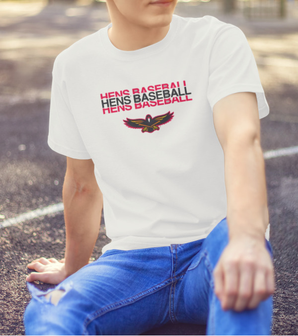Hens Baseball Toledo Mud Hens Fred Hens Winged Emblem T-Shirt