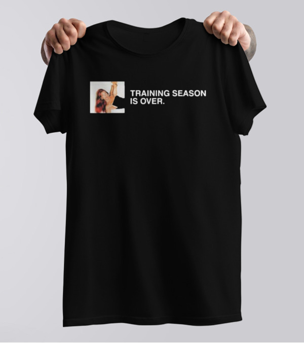 Training Season Is Over With Red Hair Woman Image T-Shirt