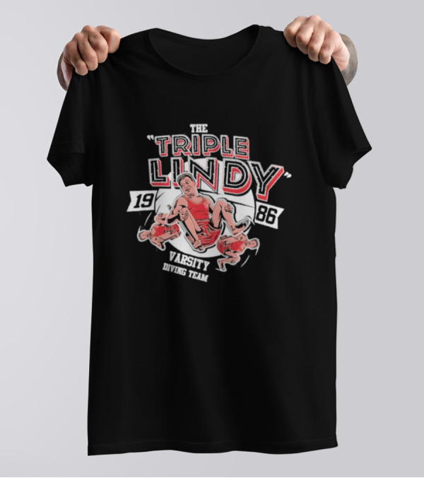 The Triple Lindy 1986 Varsity Diving Team Back To School T-Shirt
