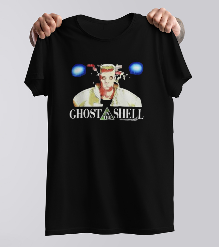 Ghost In The Shell Batou Cyberpunk Anime T-Shirt