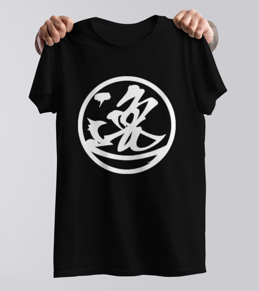 Hiroshi Tanahashi GO ACE Kanji Symbol Circle T-Shirt