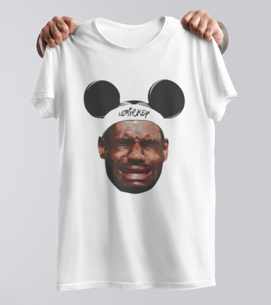 Lebron James Lemickey Crying Meme T-Shirt