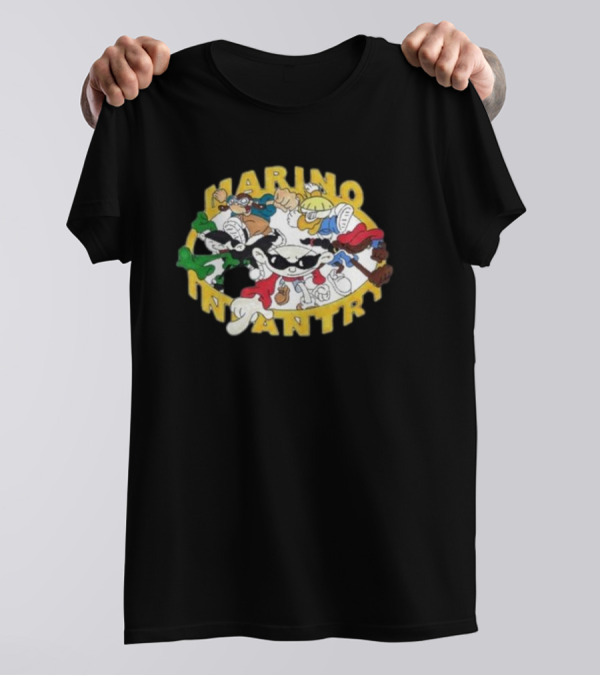 Marino Infantry Kids Next Door Cartoon Mashup T-Shirt