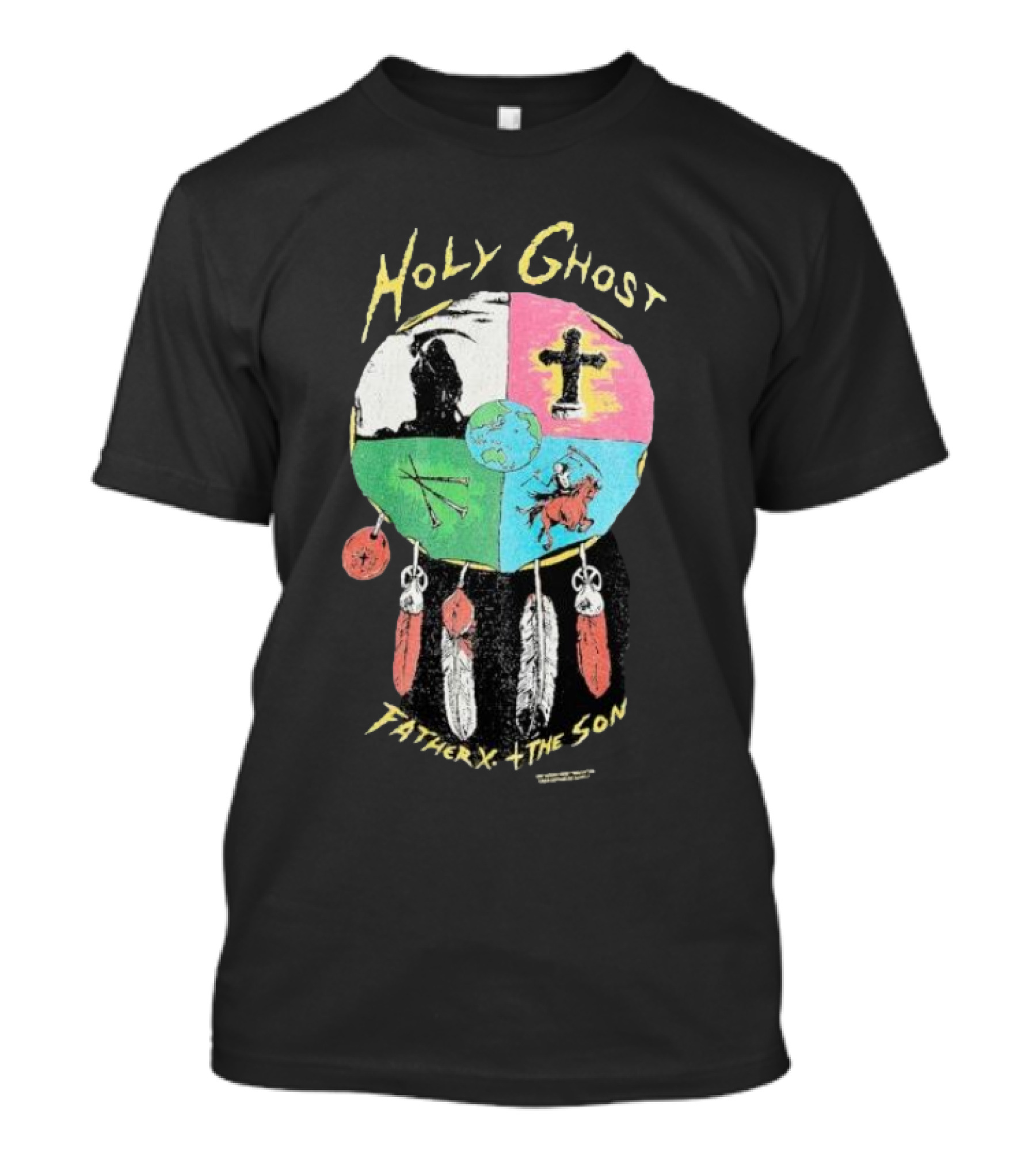 Holy Ghost Father X The Son Dreamcatcher Iconography T-Shirt