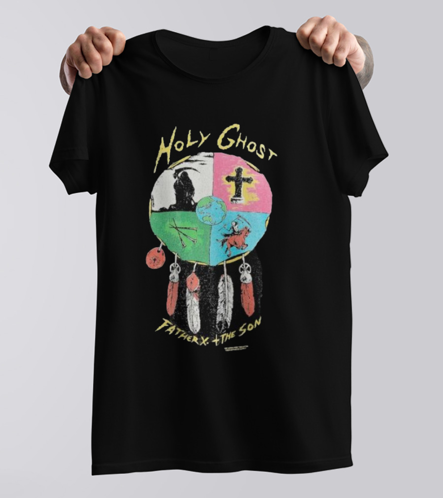 Holy Ghost Father X The Son Dreamcatcher Iconography T-Shirt