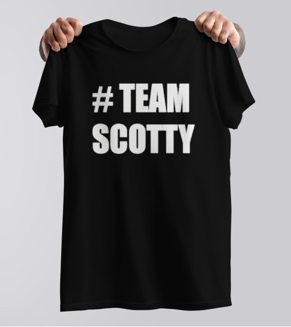 90 Day The Melanated Way Hashtag Team Scotty T-Shirt