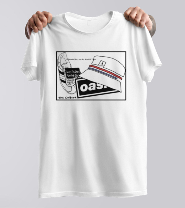90s Culture Oasis Organic Hat And Boot What's The Story Morning Glory T-Shirt