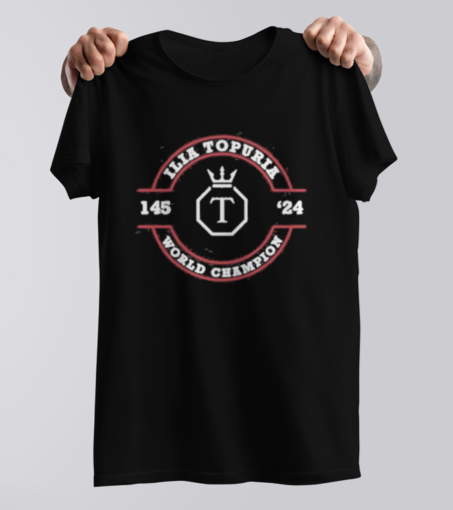 Ilia Topuria 145 World Champion T-Shirt
