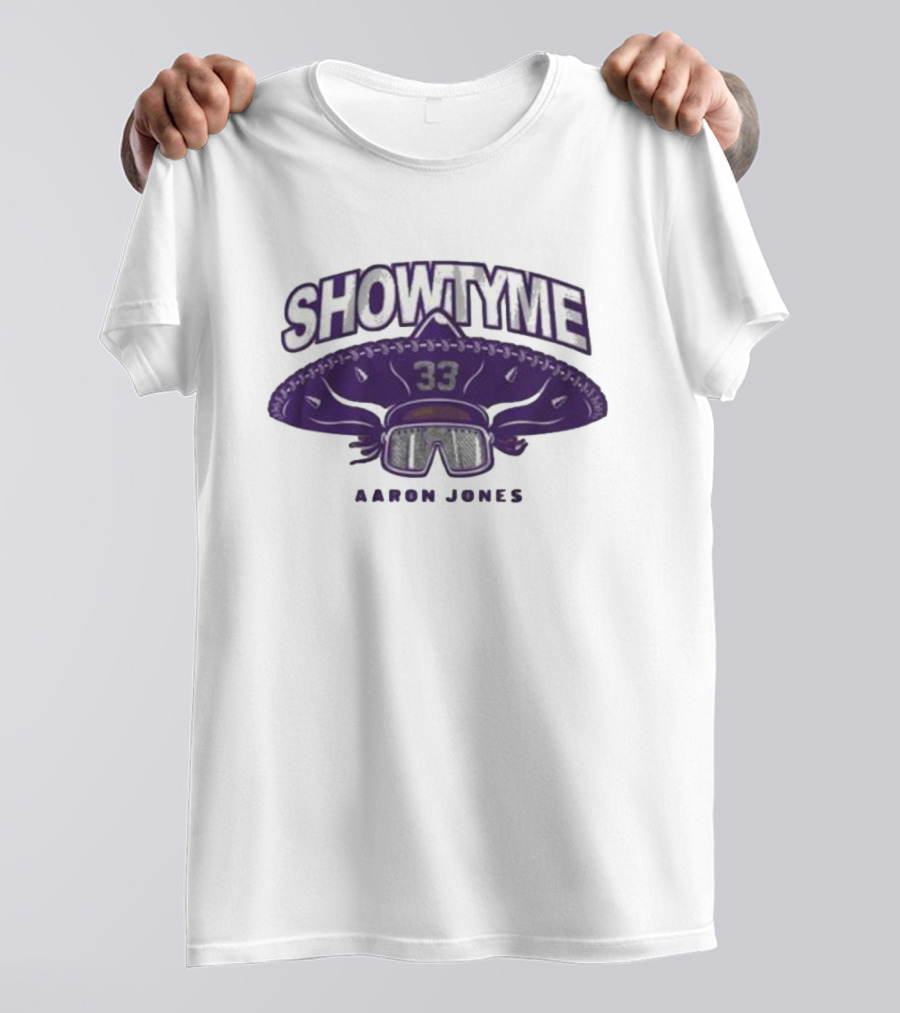 Showtyme 33 Aaron Jones Minnesota Sombrero Goggles T-Shirt