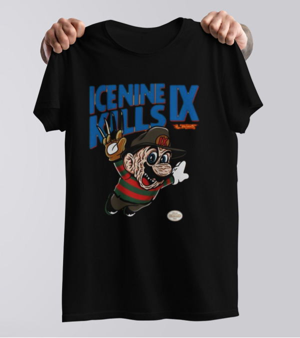 Ice Nine Kills IX The American Nightmare Freddy Krueger Mario Horror Mashup T-Shirt