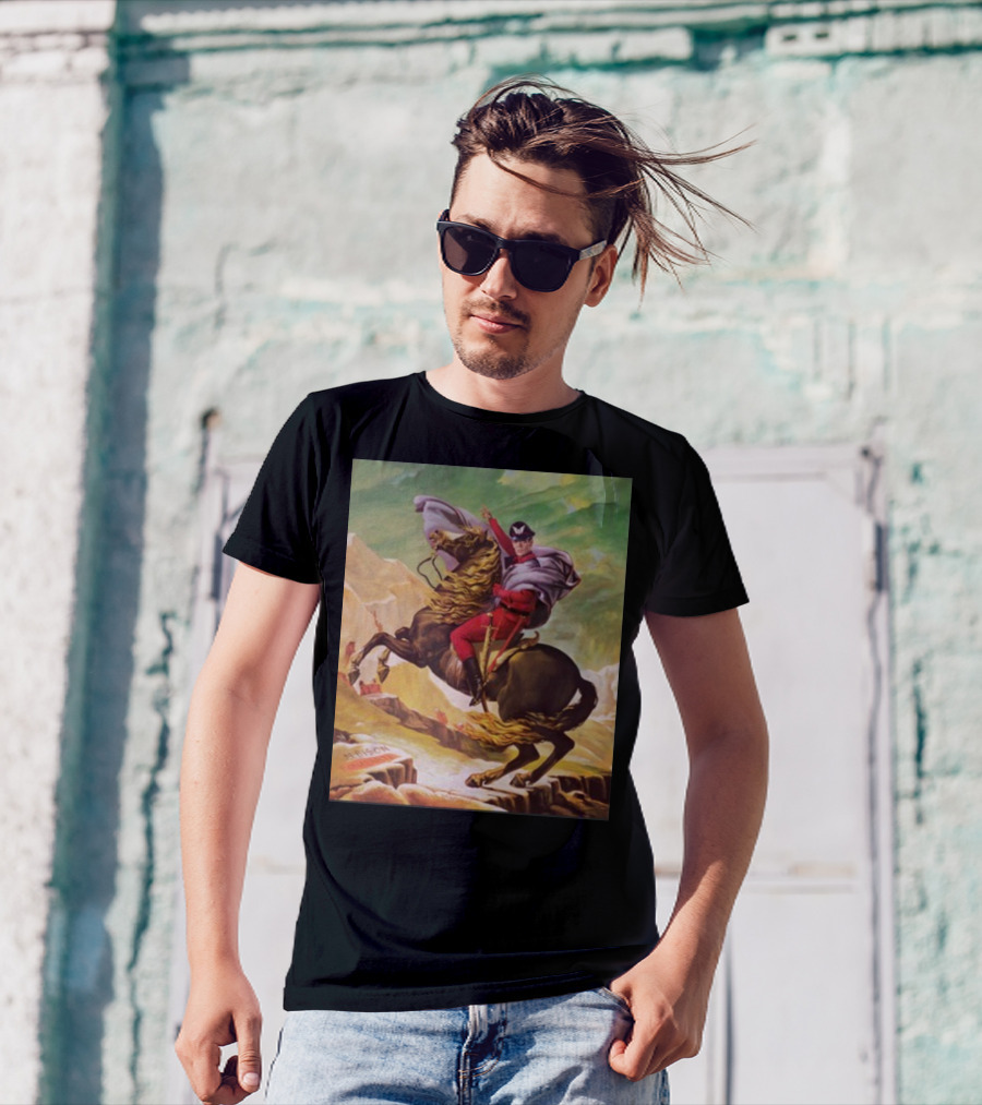 Maximilian Dood Raul Julia M Bison Crossing The Alps T-Shirt