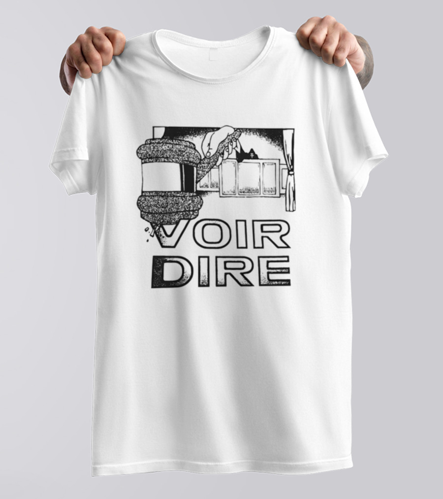 Voir Dire Earl Courtroom Gavel Scene T-Shirt