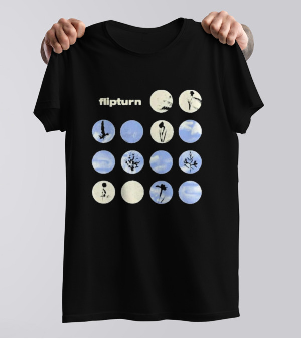 Flipturn Wildflower Sky Circles Botanical T-Shirt