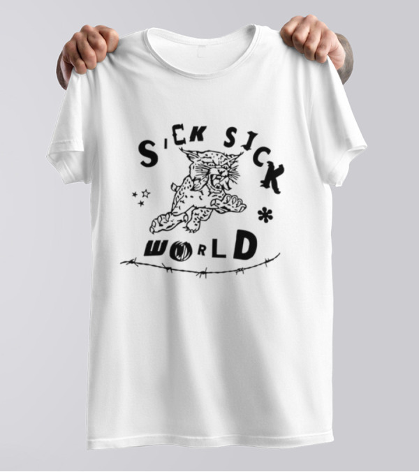 Sick Sick World Lowlvl Tiger Barbed Stars T-Shirt