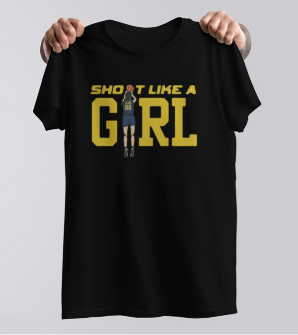 Shoot Like A Girl Clark 22 Basketball T-Shirt