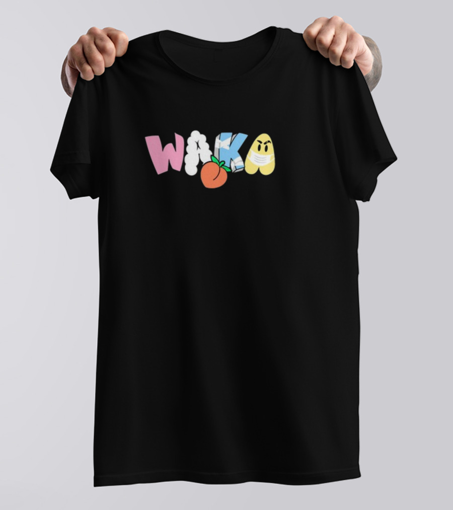 Willito Waka Kulo Y Tetas Peach And Emoji Elements T-Shirt