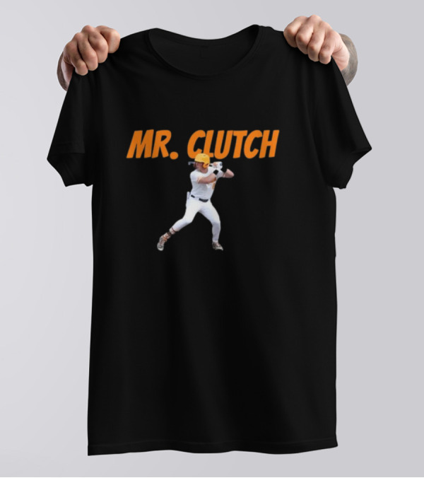 Mr. Clutch Dylan Dreiling Baseball Action T-Shirt