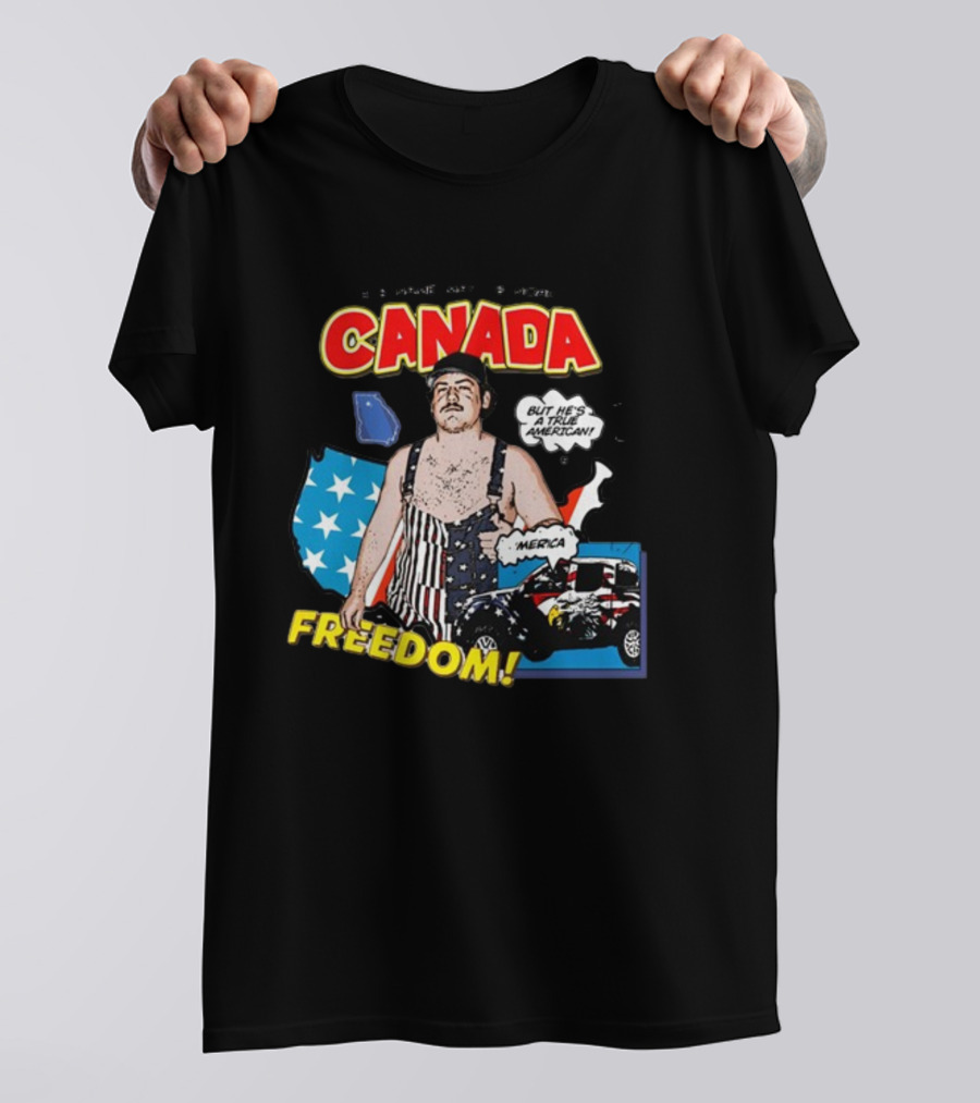 His Name May Be Noah Canada Freedom True American Comic T-Shirt