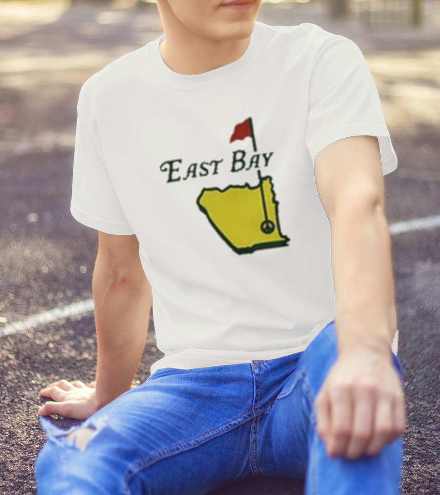 Oaklandish East Bay Golf Map With Flag Hole T-Shirt
