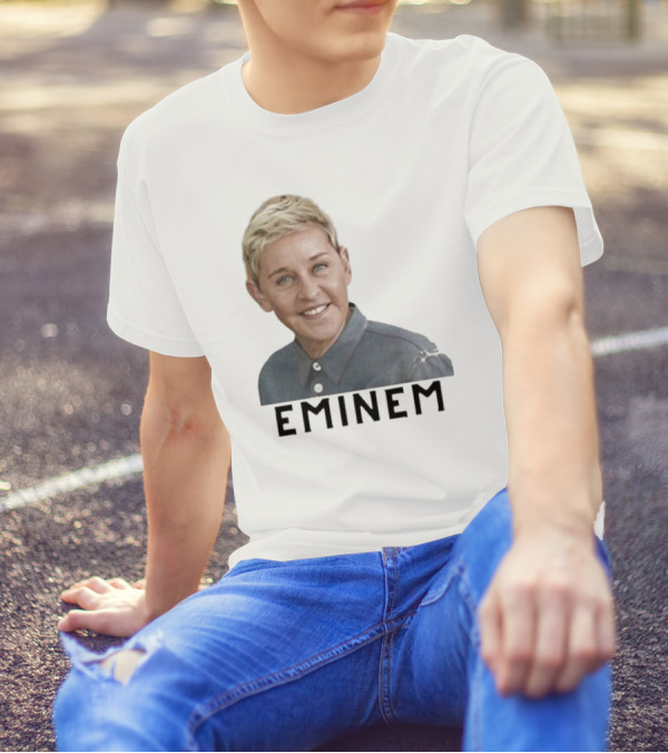 Eminem Ellen Degeneres Face Mashup T-Shirt