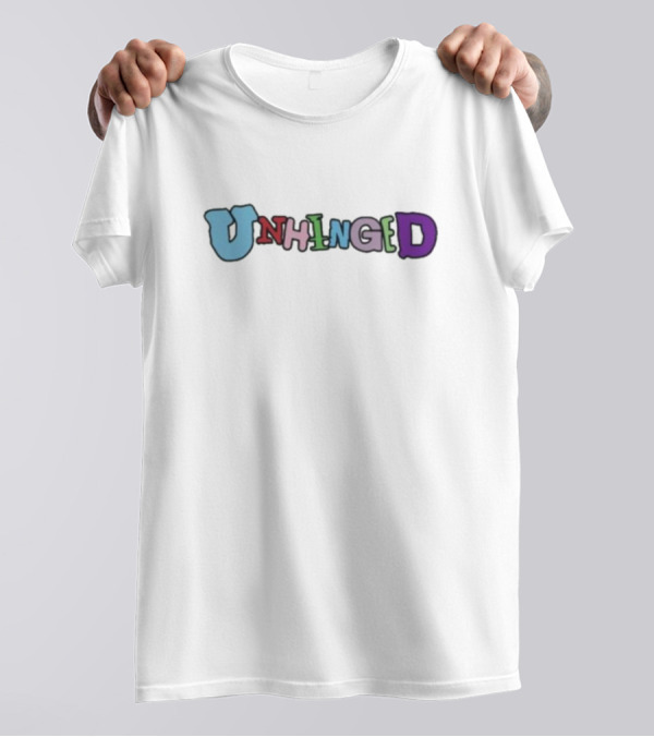 Garrett Watts Things By Garrett Unhinged Colorful Letters T-Shirt