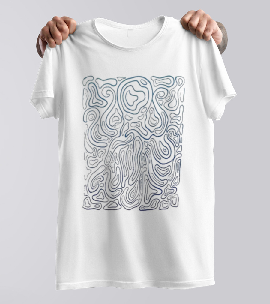 Hi My Name Is Mark Topographic T-Shirt