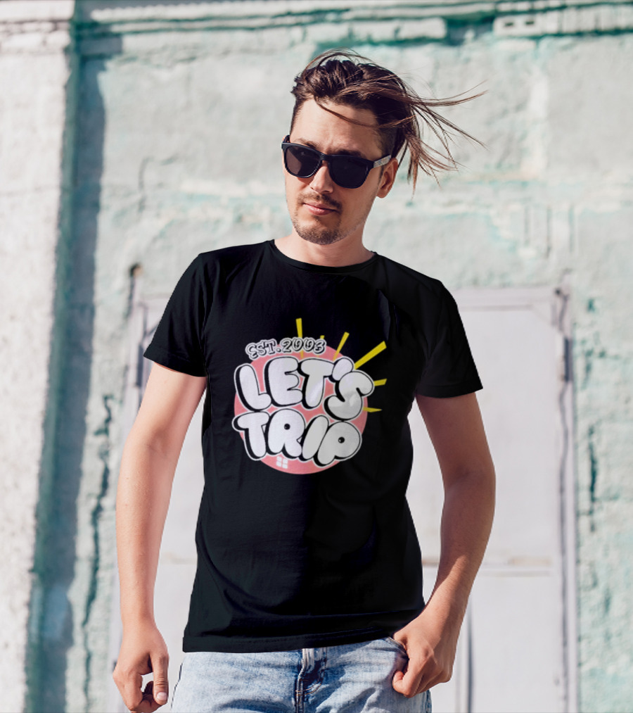 Let's Trip Bubble Est 2003 Sunburst T-Shirt