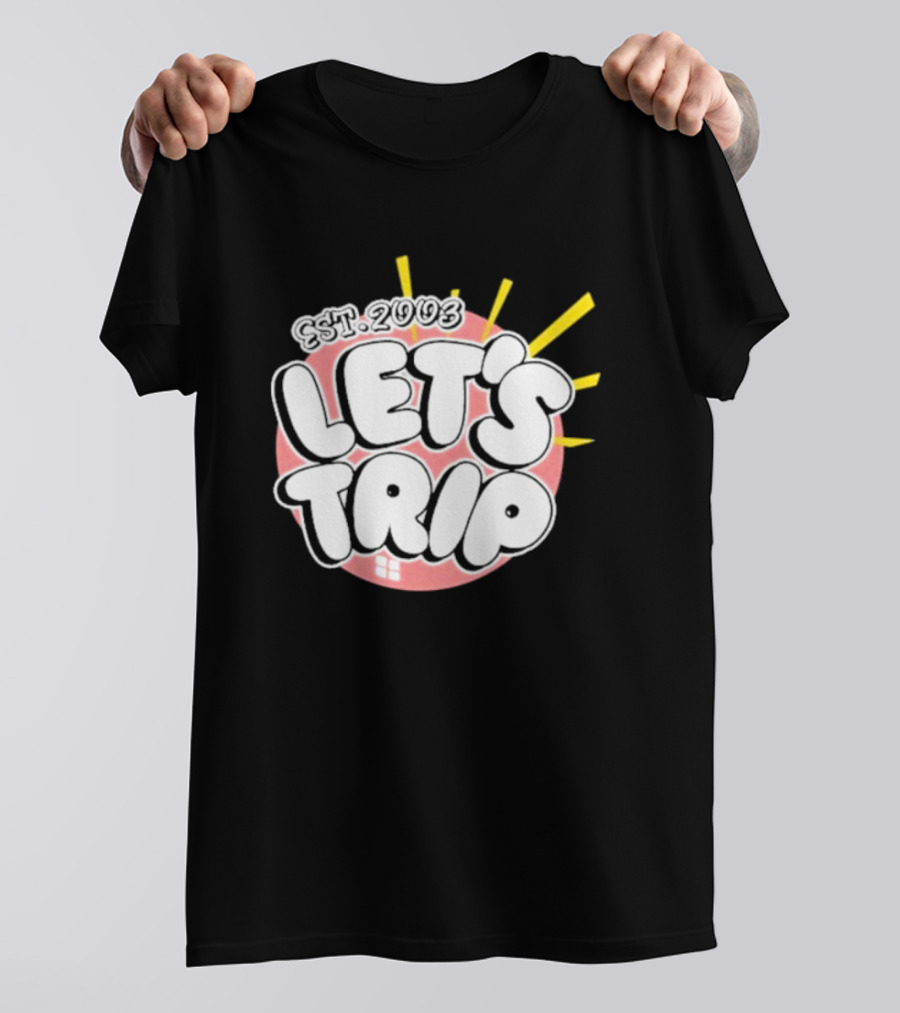 Let's Trip Bubble Est 2003 Sunburst T-Shirt